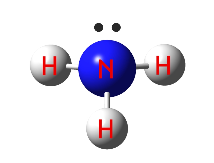 Shapes of ammonia molecules - Chemistryonline.org