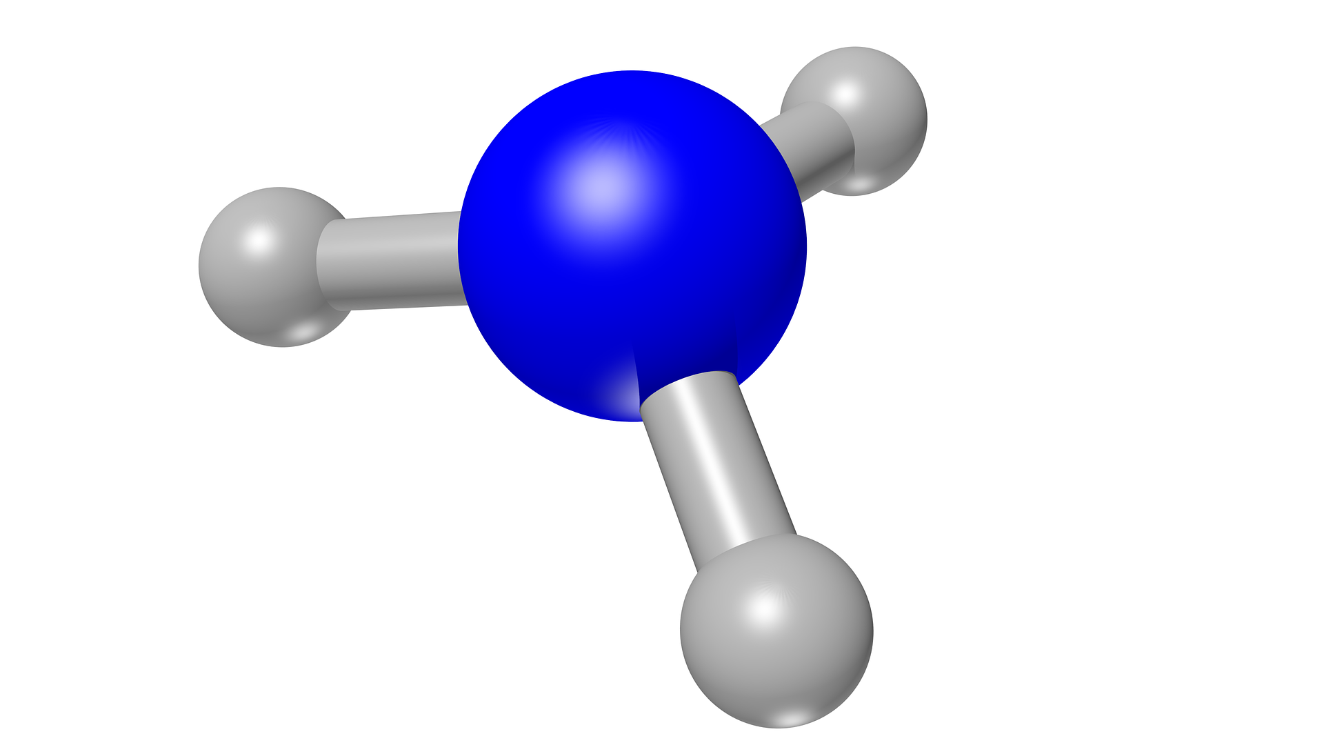 Shapes of ammonia molecules